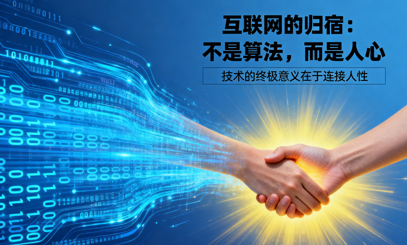 互联网的归宿：不是算法，而是人心